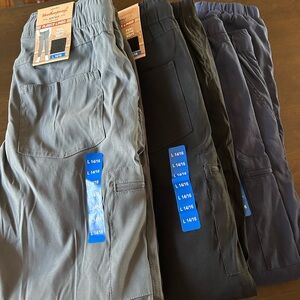 Kid Fleece Lined Pants in Gray, Black, and Blue